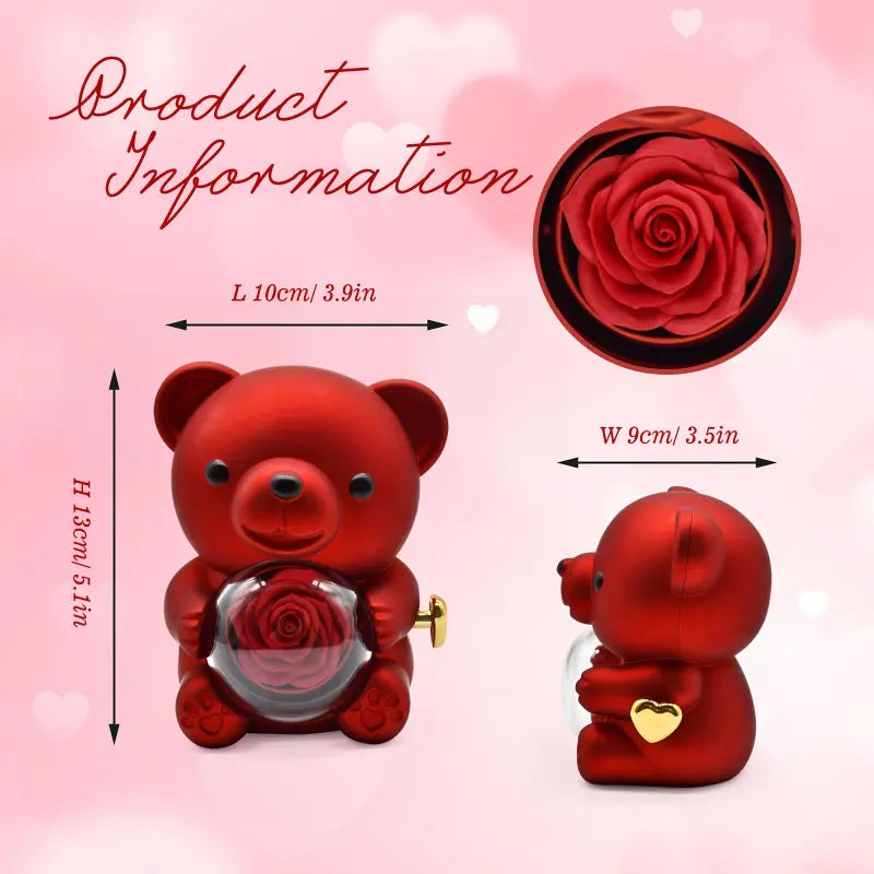 Eternal Rose Bear Gift Box