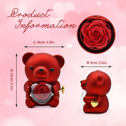 Eternal Rose Bear Gift Box