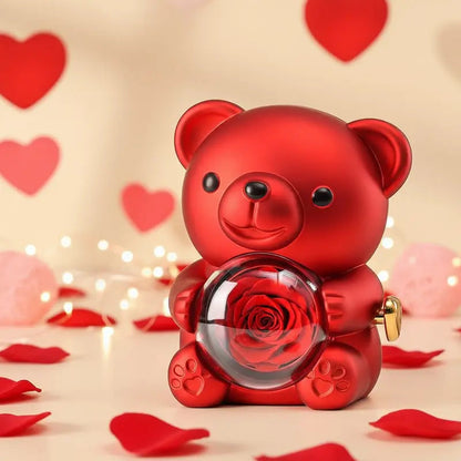 Eternal Rose Bear Gift Box