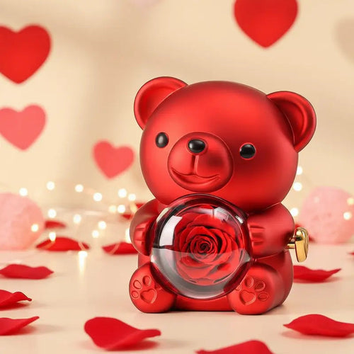 Eternal Rose Bear Gift Box